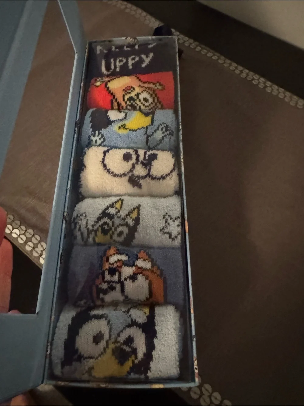 NWT Bluey 7 Days of Fuzzy Cozy Kids Sock Set - M/L size 3-10
